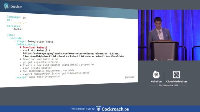 Lightning Talk: Spawning Kubernetes In CI For Integration Tests - Marko Mudrinić, Loodse смотреть онлайн