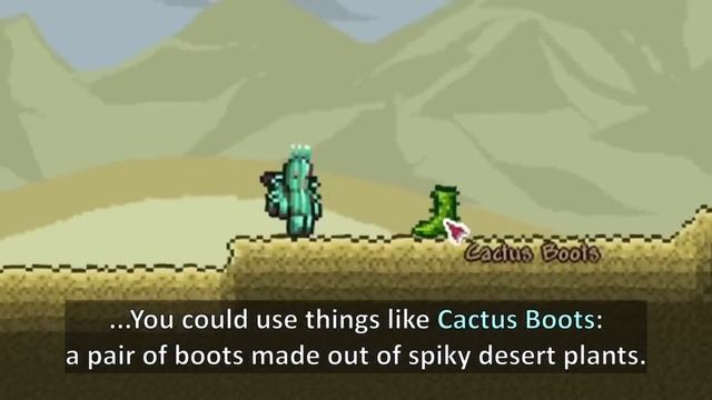 Terraria Joost Mod adds more cactus: Cactus boots and Cactus BOSS?? ─ Cactuar has invaded Terraria. смотреть онлайн