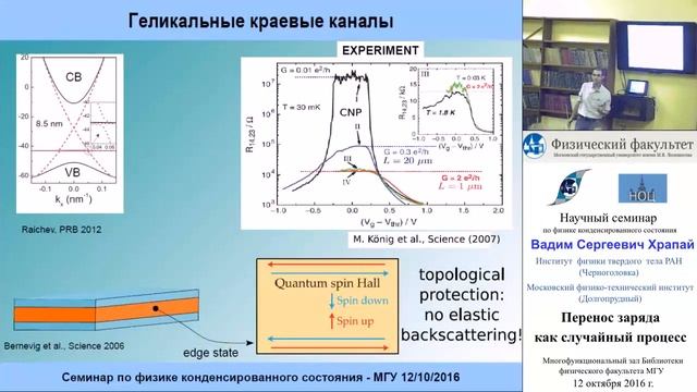Перенос заряда как случайный процесс смотреть онлайн