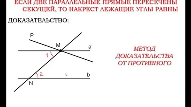 29 Теоремы об углах, обр х двумя пар ми пр и сек смотреть онлайн