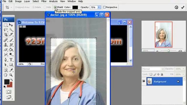 Photoshop Tips - Crop Tool - voslink.com смотреть онлайн