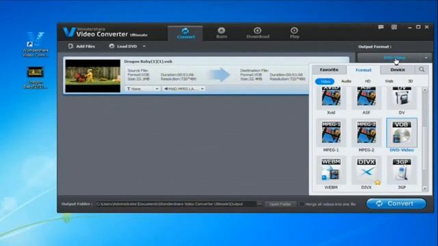 Como converter VOB em WMV смотреть онлайн
