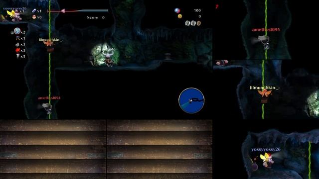 SPELUNKER WORLD Multiplayer game play смотреть онлайн