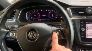 VW tiguan 2020 service reset