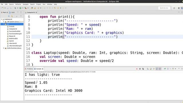 Kotlin für alle Tutorial #53 - Auf die Parent Funktion zugreifen смотреть онлайн