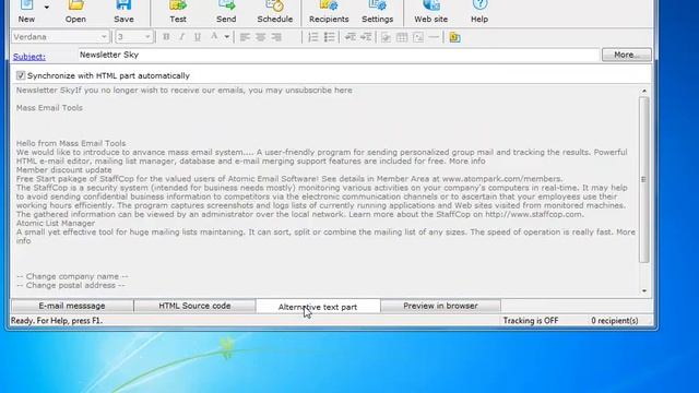 Atomic Mail Sender | Mass Email Software смотреть онлайн