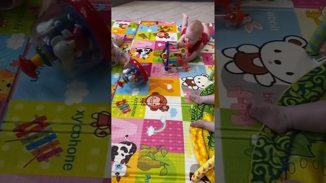 Каждый занят своим делом ? #тройня #тройняшки #triplets #близнецы #многодетнаямама #многомама смотреть онлайн