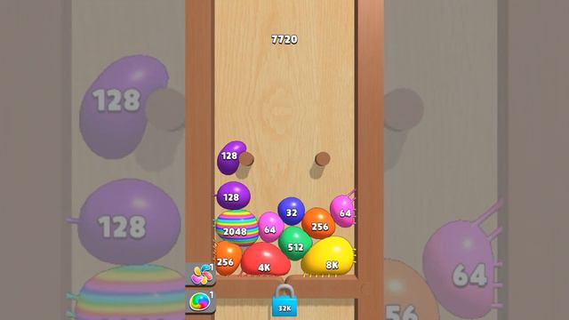 Эволюция Размера Слайма, Максимальный Уровень 2! Blob Merge 3D смотреть онлайн