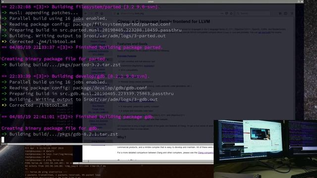 Not GNU Linux! Pure LLVM/clang + musl libc working! смотреть онлайн