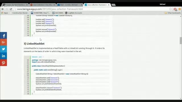 Java Collection 1 Set, Map, Tree, List смотреть онлайн