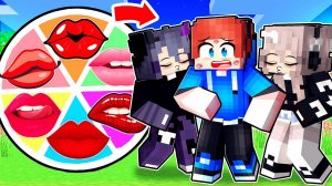 НАШЁЛ КОЛЕСО ПОЦЕЛУЕВ В МАЙНКРАФТ С БЕЗУМНЫМИ ФАНАТКАМИ!