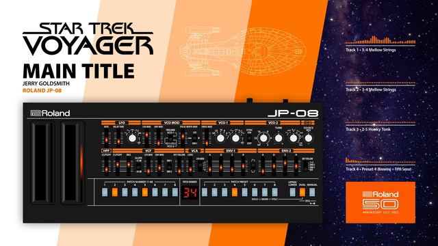 Star Trek: Voyager • Roland JP-08 • Roland Boutique Synth Cover #4 смотреть онлайн