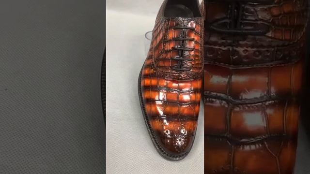 Броги из натуральной кожи крокодила, индивидуальный пошив! смотреть онлайн