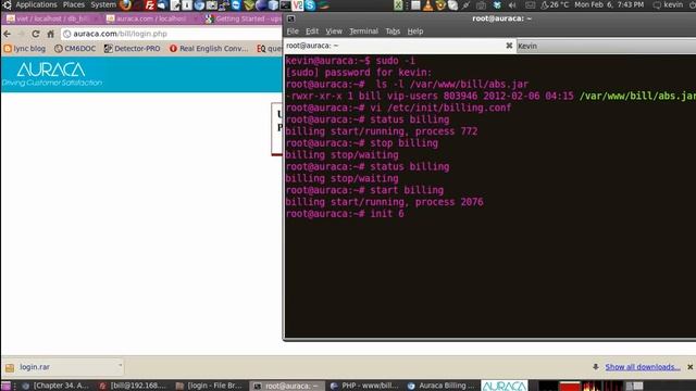 P5 - AURACA Billing System Java Connector run as Service and Login form смотреть онлайн