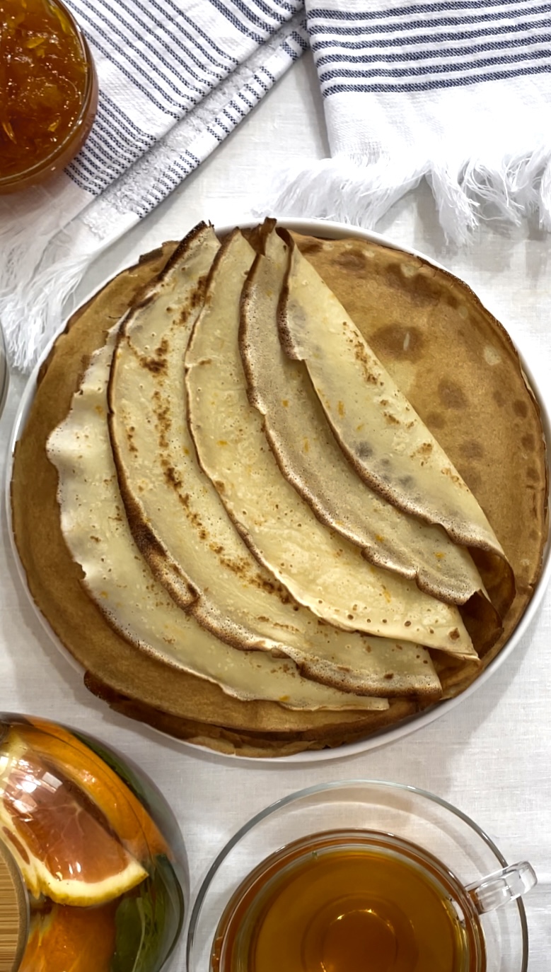 Тонкие, нежные и безумно вкусные блинчики на молоке