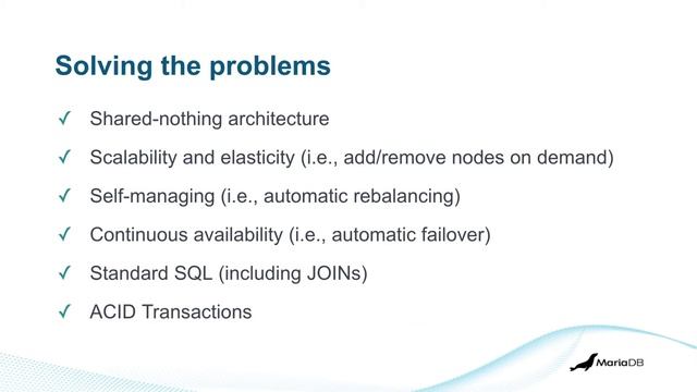 The future of databases: Distributed SQL & MariaDB ® смотреть онлайн