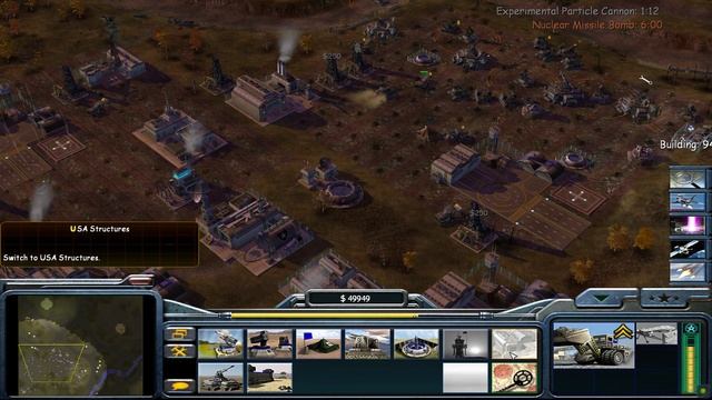 C&C Generals Zero Hour: Shockwave Chaos Mod - USA Super Train General VS. China Tank General смотреть онлайн