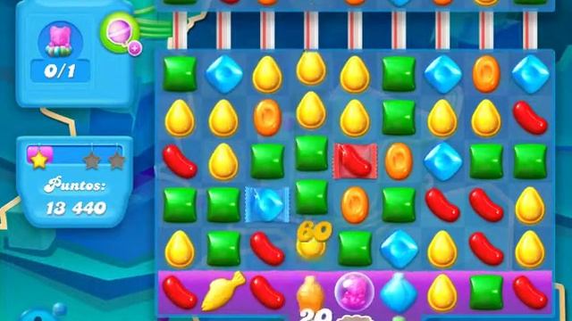 Candy Crush Soda Saga level 55 no booster смотреть онлайн
