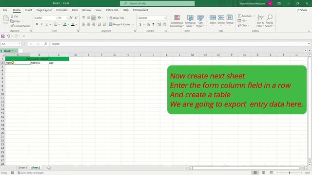 How to Create a Excel data entry form and entry data easily. смотреть онлайн
