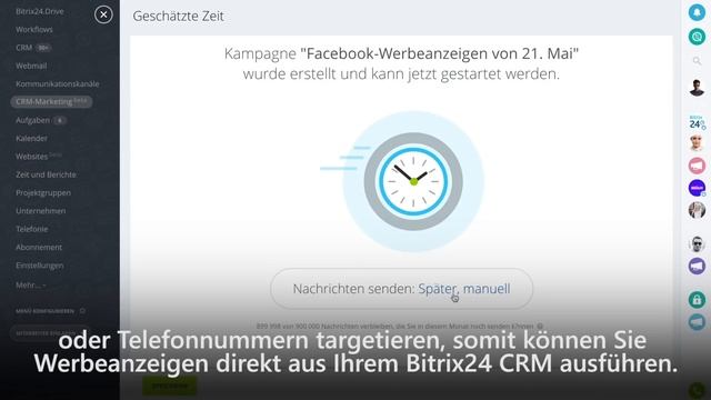 Kostenloses E-Mail-Marketing Tool - Bitrix24 [CRM-Marketing] смотреть онлайн