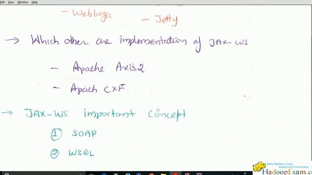 Module-2 : JAX-WS WebService DataTypes Handling смотреть онлайн