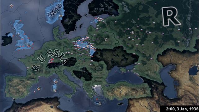 Ultra Tech Russia VS NATO HOI4 Timelapse смотреть онлайн