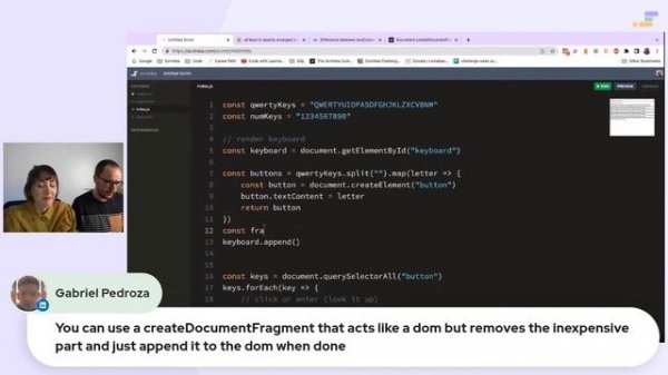 Help us code a virtual keyboard | JavaScript, CSS, HTML