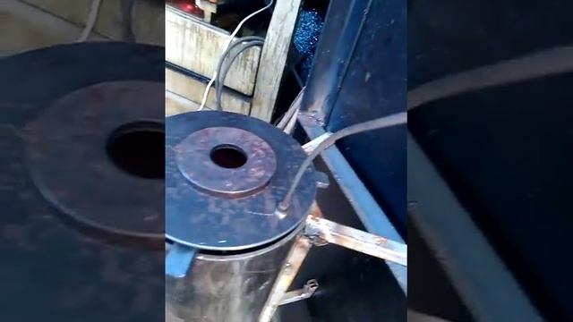 Печь на отработке, прототип №2 смотреть онлайн