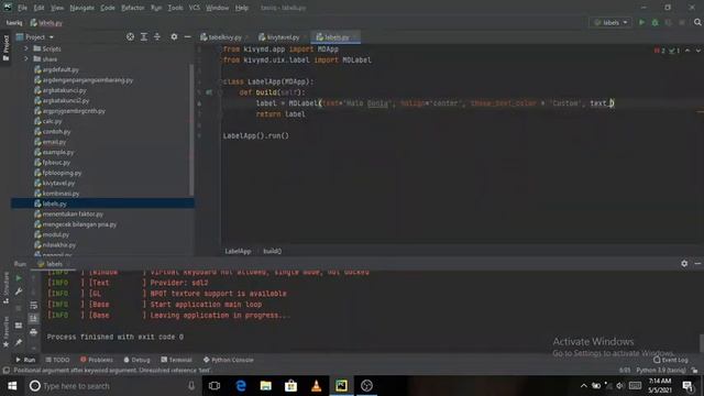 Modul KivyMD смотреть онлайн
