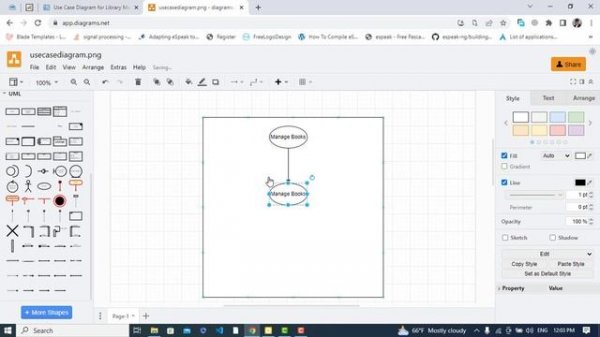 How to Draw Use Case Diagram in Draw.io Online | UML Use Case Diagram