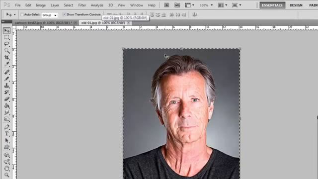 Photoshop Make Young Person Look Old смотреть онлайн