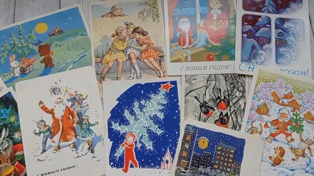 Любимые открытки нашего детства | Обзор пополнения коллекции смотреть онлайн