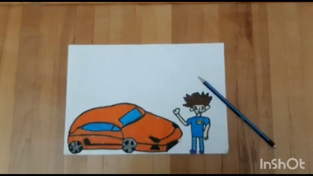 Нарисовал✏ ламбу А4? смотреть онлайн