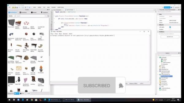 roblox studio admin panel