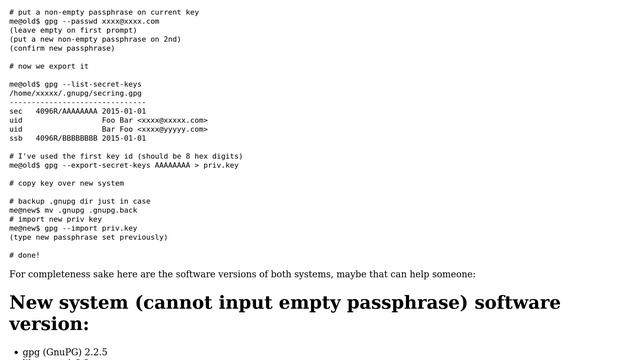 gpg cannot unlock passphrase-less key: "gpg: public key decryption failed: No passphrase given" смотреть онлайн