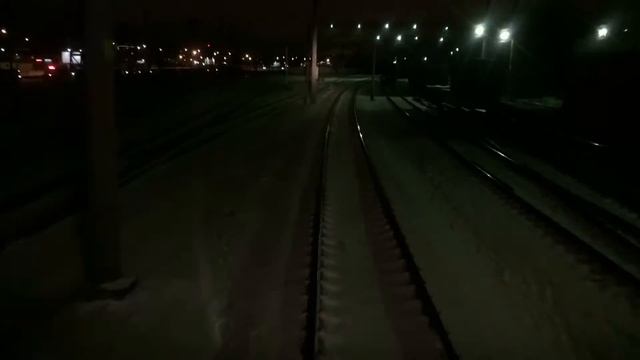 САНКТ-ПЕТЕРБУРГ УЗЕЛ | Вид из кабины машиниста | Шушары - Купчино - Ладожский вокзал - Девяткино смотреть онлайн