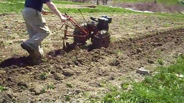 Plowing With Simplicity Walking Tractor смотреть онлайн
