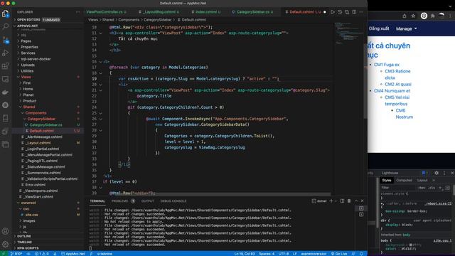 CS77 (Lập trình ASP.NET MVC 10) Xây dựng trang hiện thị tin tức, blog cho Website Asp.net core смотреть онлайн