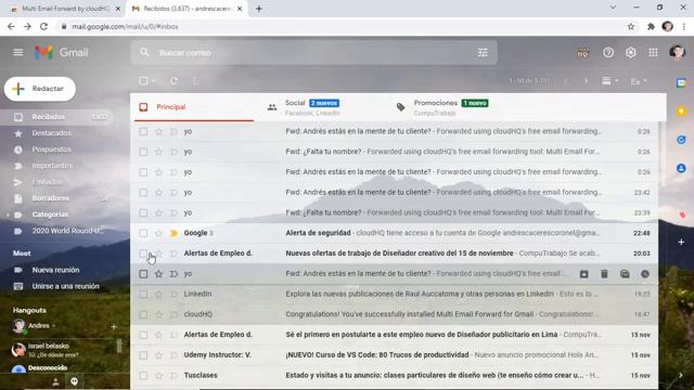 Cómo reenviar varios correos electrónicos a la vez en Gmail смотреть онлайн