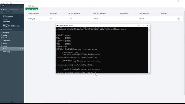 MongoDb Create and drop db plus insert and fetch collection [MongoDB Part 2] смотреть онлайн