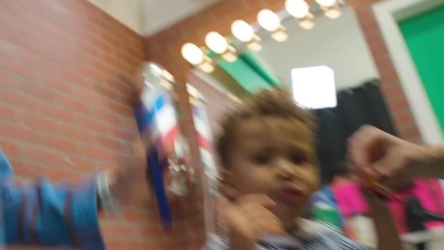 LANA RHOADES BABY’S FIRST HAIRCUT *DAD REVEALED* | Jeff's Barbershop