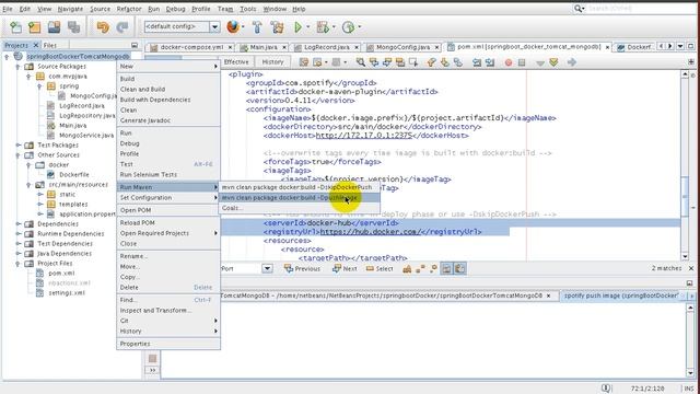 Deploy Spring Boot WAR to Tomcat Docker Container Linked to MongoDB смотреть онлайн