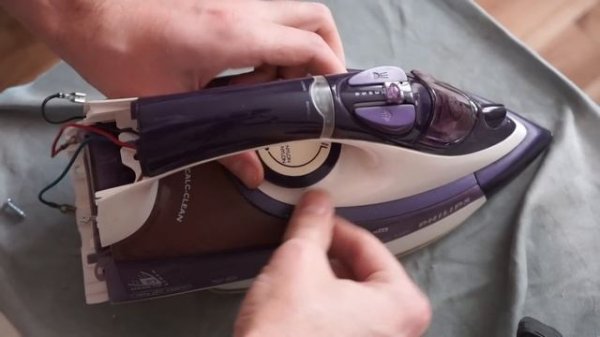 как разобрать утюг philips 4420