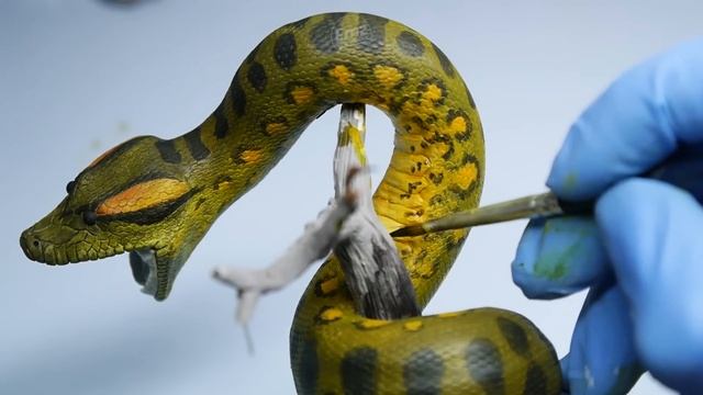 MONSTER ANACONDA SNAKE Stalks Everglades Python Hunters, Diorama, Polymer Clay, Resin Art смотреть онлайн
