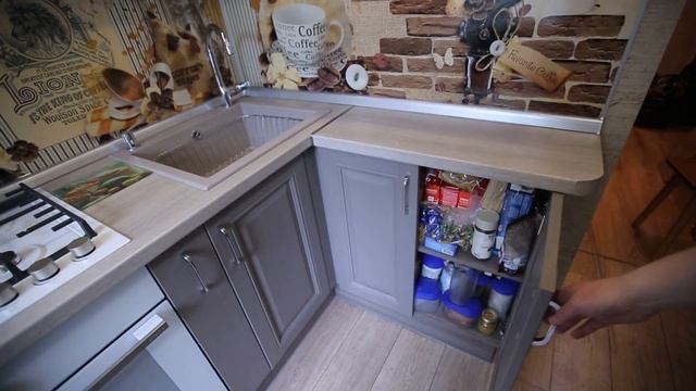 Кухня с фасадами Aleanza Соле смотреть онлайн