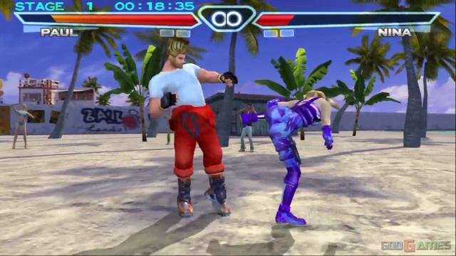 Tekken 4 - Gameplay PS2 HD 720P смотреть онлайн
