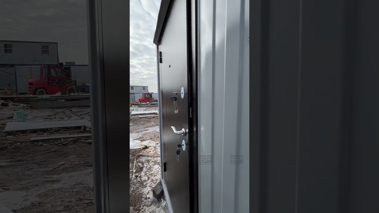 Бытовка КПП (проходная) 4х2.4 м в OSB смотреть онлайн