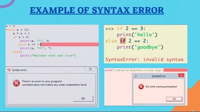 BASICS OF PYTHON EP:02 | types of error | how to identify error | how to deal with error | python смотреть онлайн
