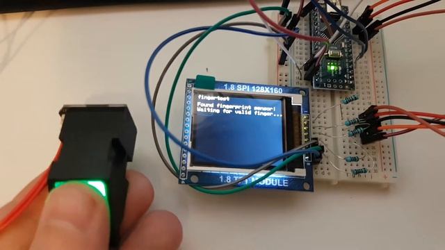 Fingerprint Scanner with Arduino смотреть онлайн