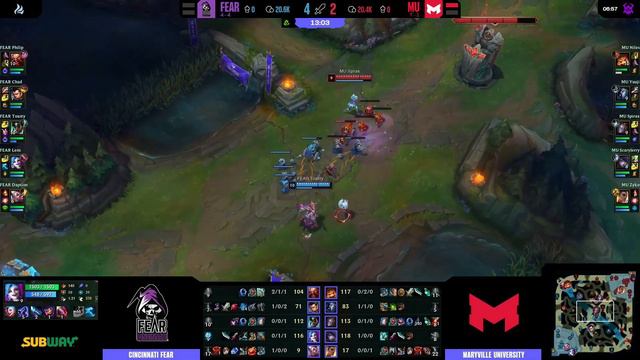 FEAR vs MU | Week 8 Game 2 | 2024 LCS Challengers League Spring | Cincinnati Fear vs Maryville U. смотреть онлайн